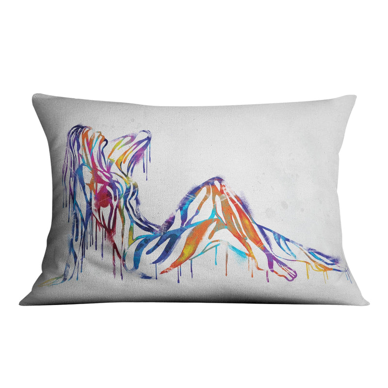 Silhouette of Color Cushion