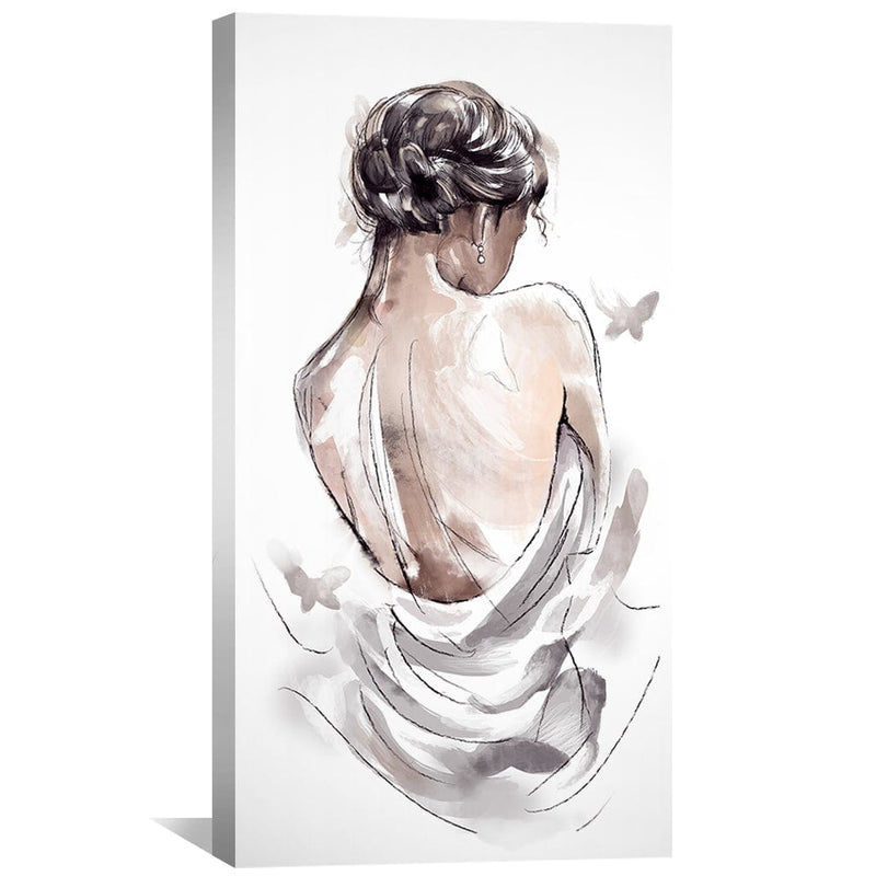 Silhouette of Grace Canvas