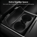Silicone Center Console Cup Holder Insert for Model 3 & Model Y | Anti-Spill