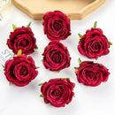 Silk blue artificial flowers for wedding party decor bedroom rose by Decorbites