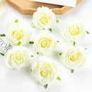 Silk blue artificial flowers for wedding party decor bedroom rose by Decorbites