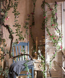 Artificial Silk Rose Vine 57" Long