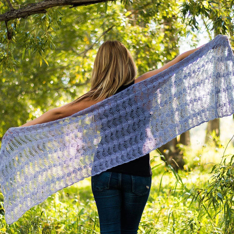 Silk Waves Shawl Crochet Kit