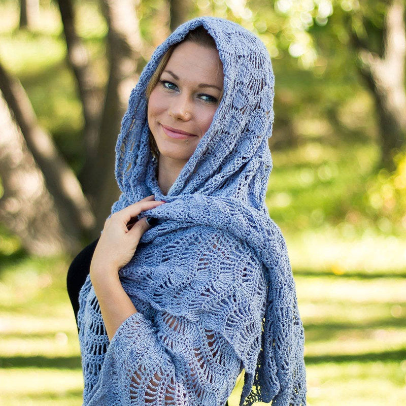 Silk Waves Shawl Crochet Kit