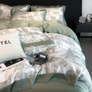GobekUsa Silky Eucalyptus Fiber Bedding Set - Forest Leopard