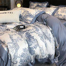 GobekUsa Silky Eucalyptus Fiber Bedding Set - Forest Leopard