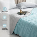 GobekUsa Double-Sided Cooling Queen Quilt: Silky Smooth Summer Comforter