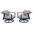 2 Nova Aluminum Swivel Rocking Chair