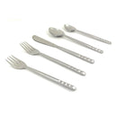 5 Piece Flatware Set, Service for 4-Modern