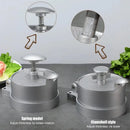GobekUsa Hamburger Press - Aluminum Meat Press Tool for Homemade Beef Patties