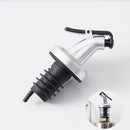 Silver and black lever bottle cap stopper set kitchen dispenser by Decorbites