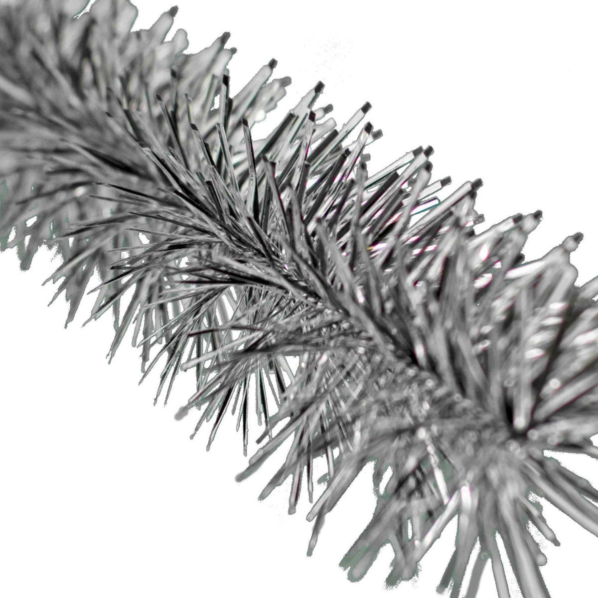 Silver & Black Tinsel Garland, photo 3 of 4