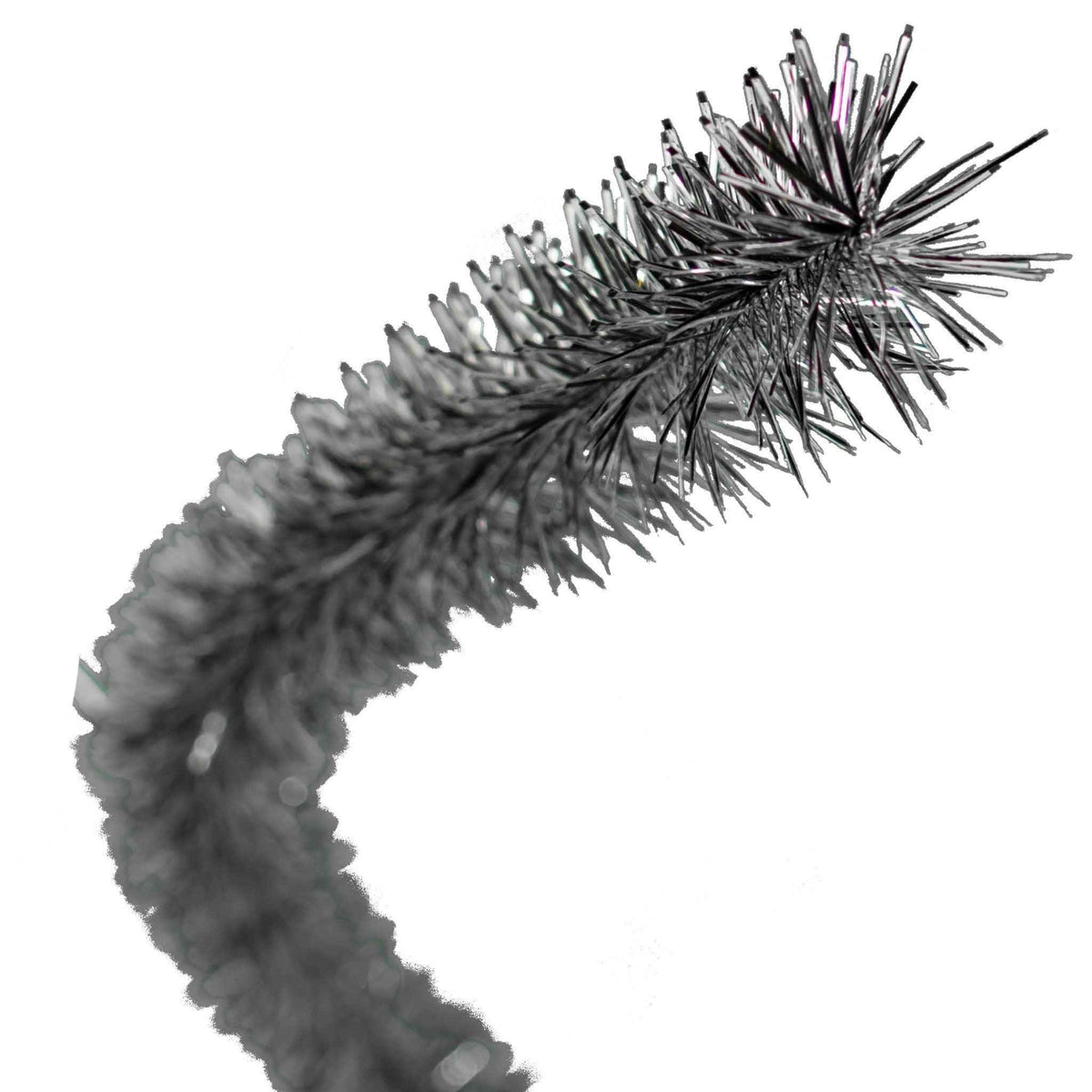 Silver & Black Tinsel Garland, photo 4 of 4