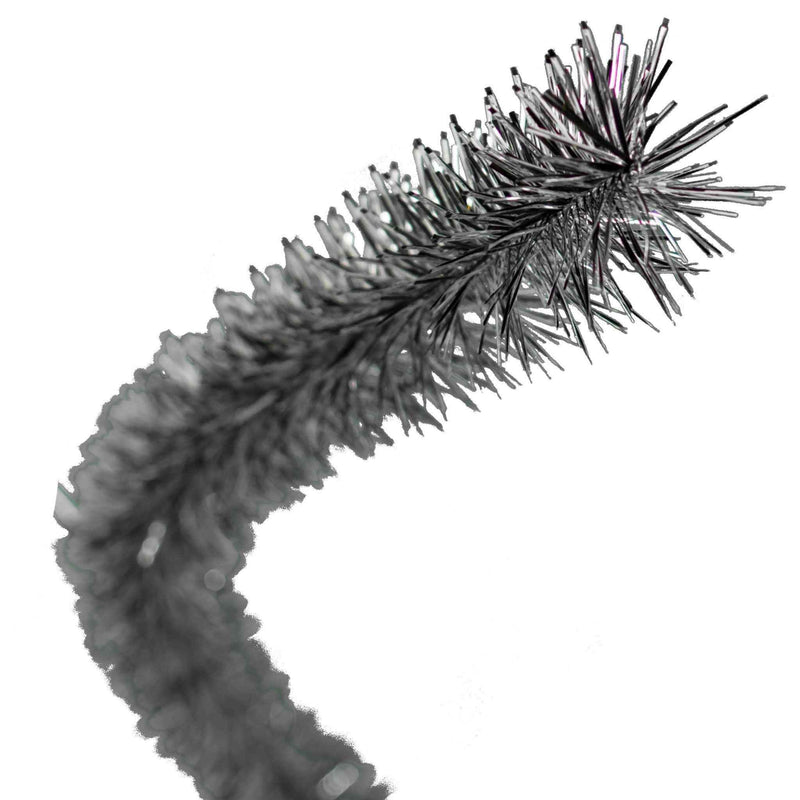 Silver & Black Tinsel Garland, photo 4 of 4