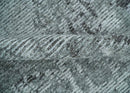 Silver and Charcoal Rug 8x10 Hand Woven Abstract Area Rug by The Rug Decor