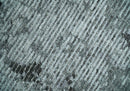 Silver and Charcoal Rug 8x10 Hand Woven Abstract Area Rug by The Rug Decor