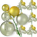 Silver & Gold Ball Cluster by Lee Display