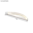 GobekUsa Silver Bow-Shaped LED Wall Mount Vanity Light with Bubble Crystal Accent, Natural Light, 12.5"/16.5"/20" Wide