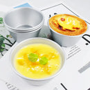 Silver carbon steel cake mold set for kitchen mini round cups by Decorbites