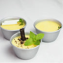 Silver carbon steel cake mold set for kitchen mini round cups by Decorbites
