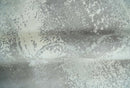 Silver, Charcoal and Ivory Modern Abstract 5x8 Hand loom viscose Area Rug