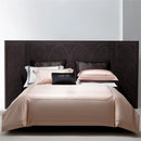 GobekUsa Cotton Satin Jacquard Embroidery Bedding Set with Elastic Sheet & Duvet Cover