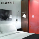 GobekUsa Adjustable Aluminum Wall Lamp with Long Swing Arm for Bedside & Study
