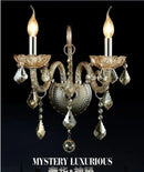 GobekUsa Crystal Cognac Wall Lamp for Luxury Living Room and Bedroom