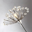 GobekUsa Crystal Dandelion LED Floor Lamp for Living Room Bedroom Decor