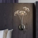 GobekUsa Crystal Dandelion LED Floor Lamp for Living Room Bedroom Decor