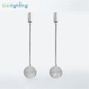Silver flexible gooseneck led wall sconce for bedroom reading by Decorbites