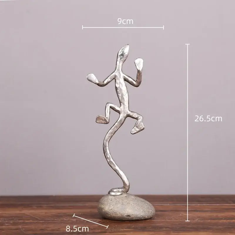 GobekUsa Gecko Lizard Resin Candlestick: Home Decor Figurine & Candelabrum, photo 8 of 10