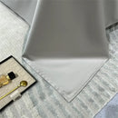 GobekUsa 1200TC Embroidery Egyptian Cotton Bedding Set 4pcs King Queen Solid Sheet Duvet Cover
