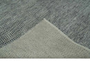 Silver, Gray and Charcoal Contemporary Hand knotted 6.6x10 wool Area Rug by The Rug Decor