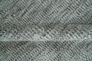Silver, Gray and Charcoal Contemporary Hand knotted 6.6x10 wool Area Rug by The Rug Decor