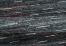 Silver, Gray, Charcoal, and Maroon Modern Abstract Dari 5x8 Pet yarn Area Rug