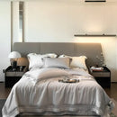 GobekUsa Eucalyptus Fiber Summer Quilt Bedding Set with Wide Edge & Silky Cool Feel