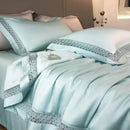 GobekUsa Eucalyptus Fiber Summer Quilt Bedding Set with Wide Edge & Silky Cool Feel