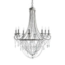 GobekUsa Iron Art Crystal Candle Pendant Light for Home & Hospitality Decor