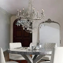 GobekUsa Iron Art Crystal Candle Pendant Light for Home & Hospitality Decor