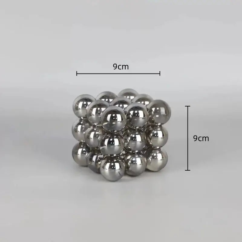GobekUsa Geometric Crystal Glass Ball Stack Blocks Home Decoration, photo 8 of 8