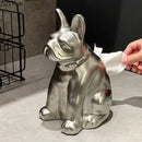 GobekUsa French Bulldog Ceramic Tissue Box - Creative Desk Decoration for Home and Office