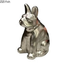 GobekUsa French Bulldog Ceramic Tissue Box - Creative Desk Decoration for Home and Office