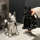 GobekUsa French Bulldog Ceramic Tissue Box - Creative Desk Decoration for Home and Office