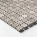 Silver Mystique Polished 1x1 Marble Mosaics 12x12