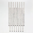 Silver Shadow Fine Textured Plank Marble Tiles 1 9/16x18