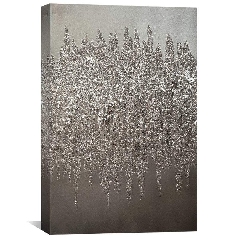 Silver Shimmer Canvas