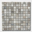Silver Sky Honed 1x1 Marble Mosaics 12x12