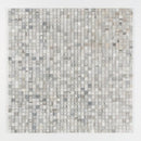 Silver Sky Honed 1x1 Marble Mosaics 12x12