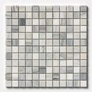 Silver Sky Honed 1x1 Marble Mosaics 12x12